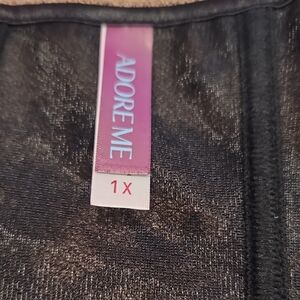 Adore Me Black Corset NWT!!